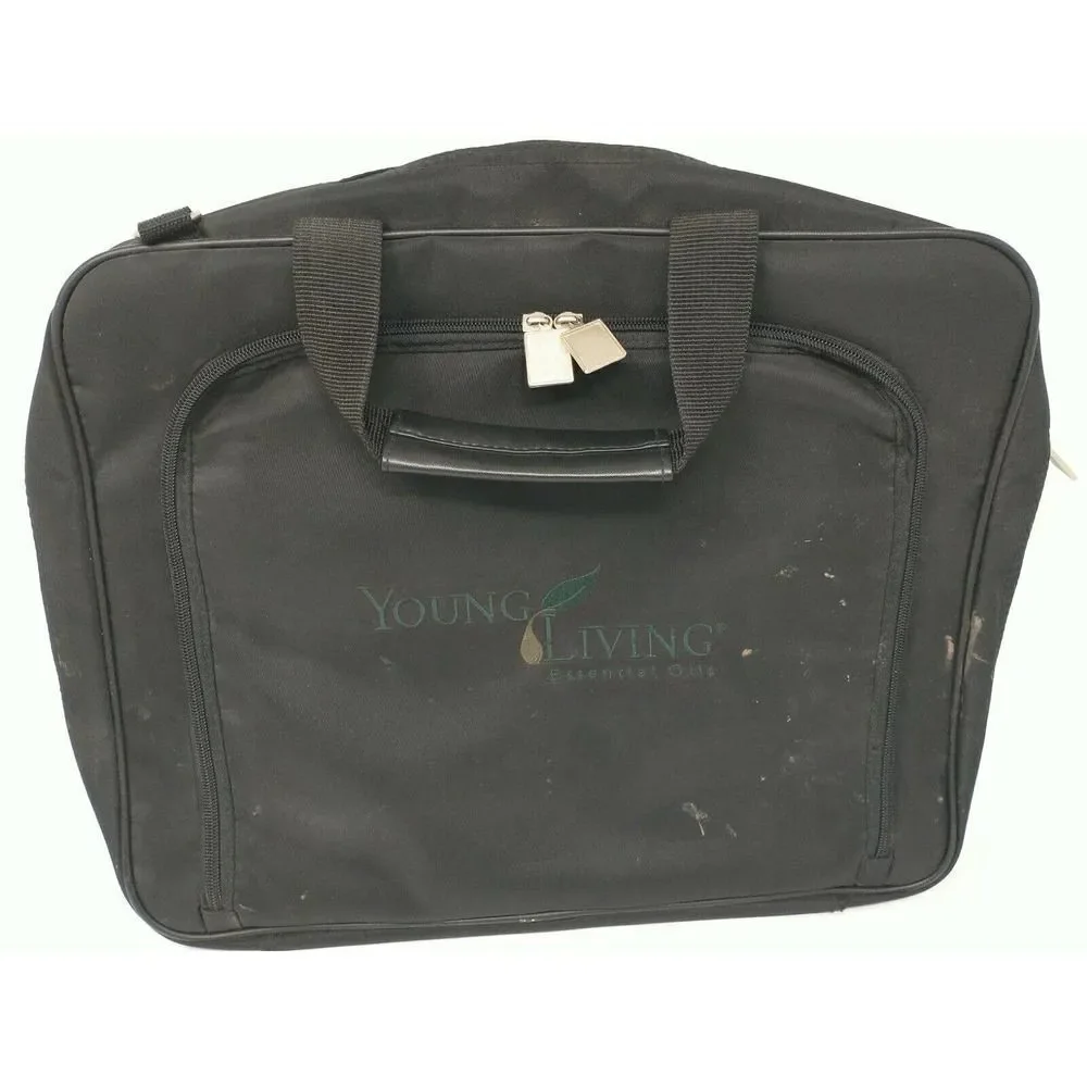 Young Living Essential Oils Laptop Bag with Oil Carrier Pocket No Shoulder Strap